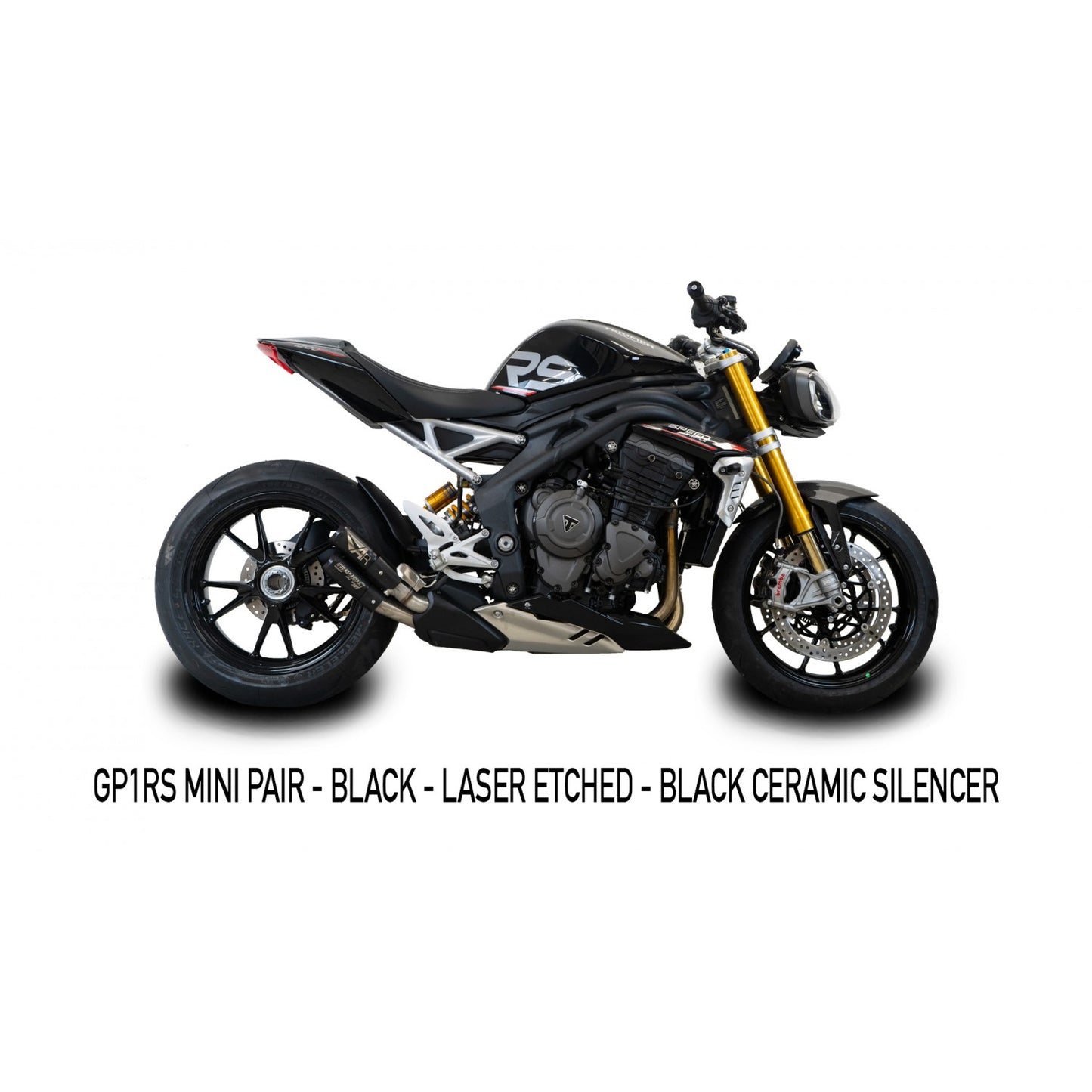 AUSTIN RACING SLIP-ON GP1RS MINI PAIR TRIUMPH SPEED TRIPLE 1200 RS 2021-25