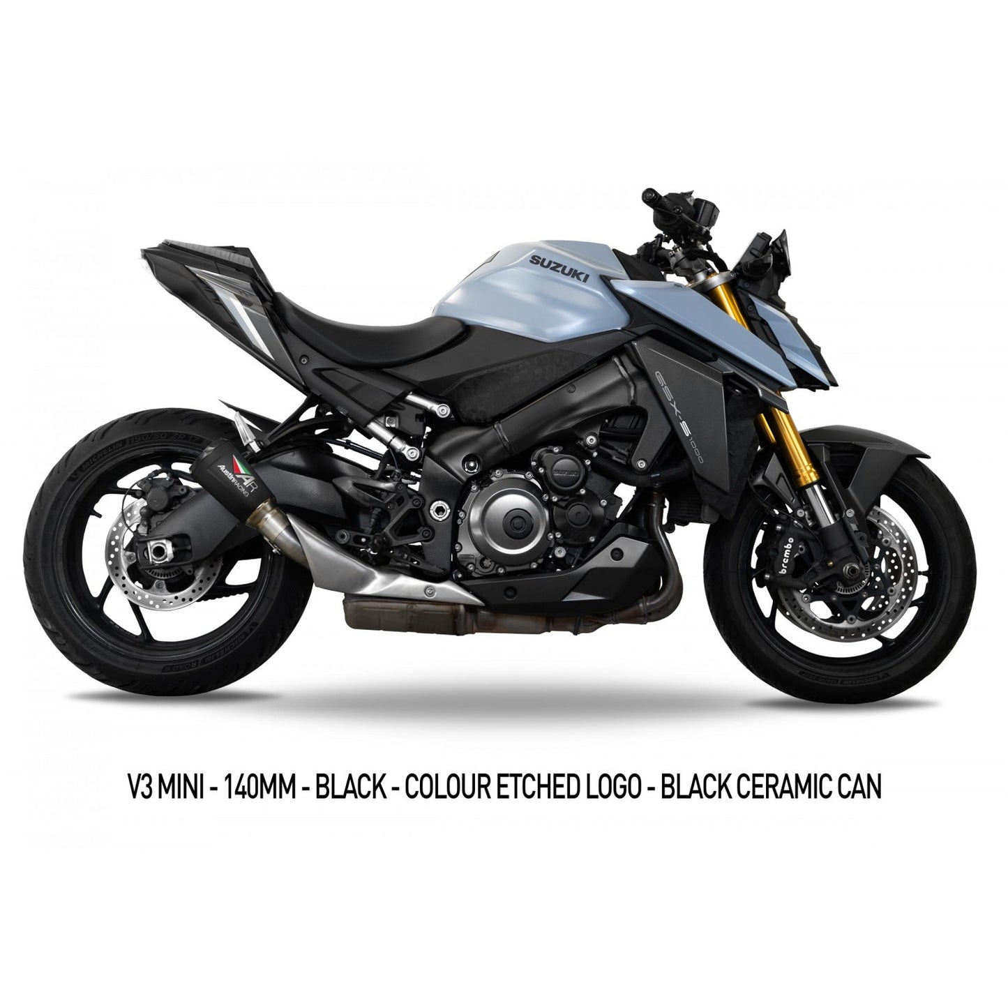 AUSTIN RACING SLIP-ON V3 MINI SUZUKI GSX-S1000 2022-24