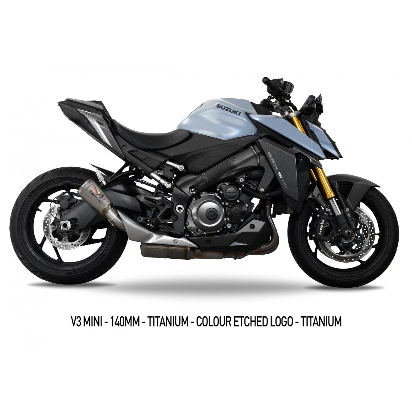 AUSTIN RACING SLIP-ON V3 MINI SUZUKI GSX-S1000 2022-24