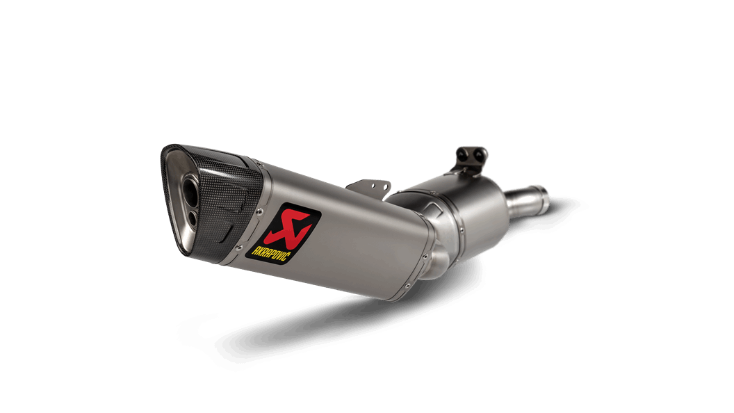 AKRAPOVIC SLIP-ON MUFFLER APPROVED TUV EURO 5 BMW F 900 R / F 900 XR 2020-23