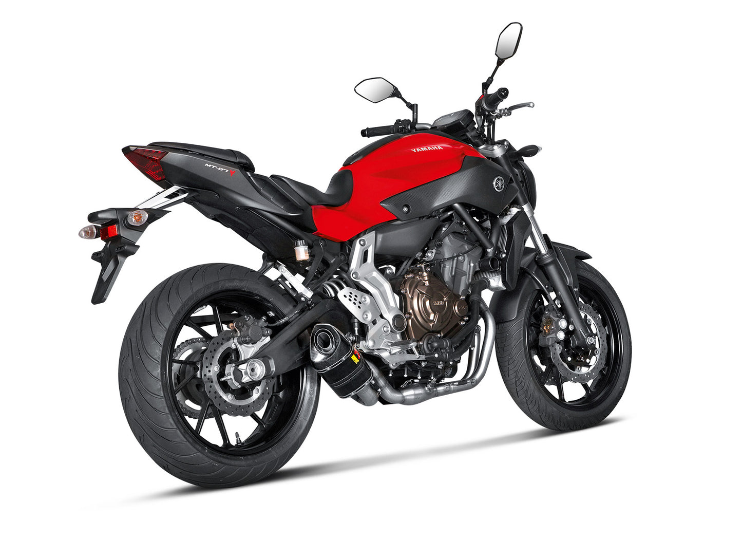 AKRAPOVIC COMPLETE RACING STREET EXHAUST. NOT APPROVED YAMAHA MT-07 14-23 / MT-07 TRACER AND XSR 700 16-22
