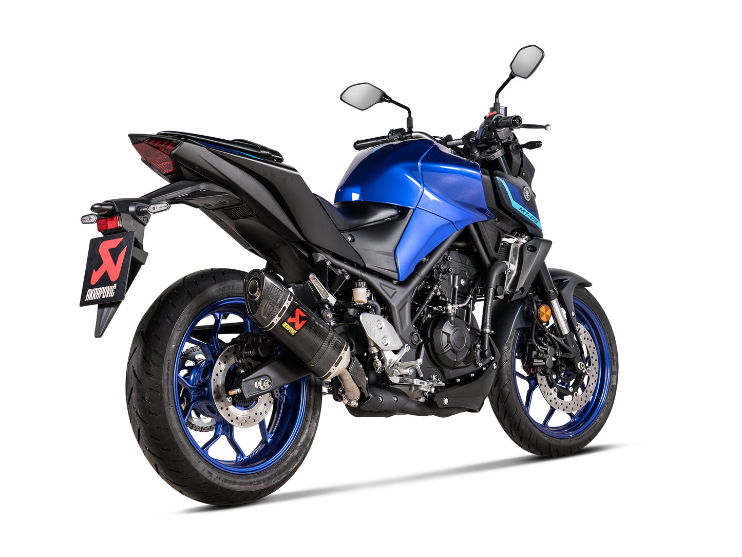 AKRAPOVIC SLIP-ON MUFFLER APPROVED TUV EURO 5 YAMAHA MT 03 / R3 2022-23