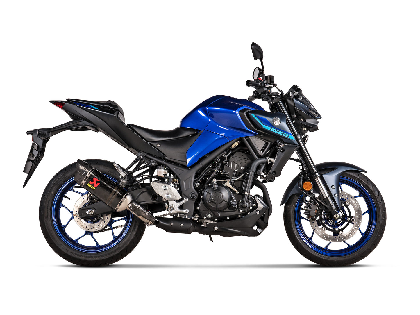 AKRAPOVIC SLIP-ON MUFFLER APPROVED TUV EURO 5 YAMAHA MT 03 / R3 2022-23