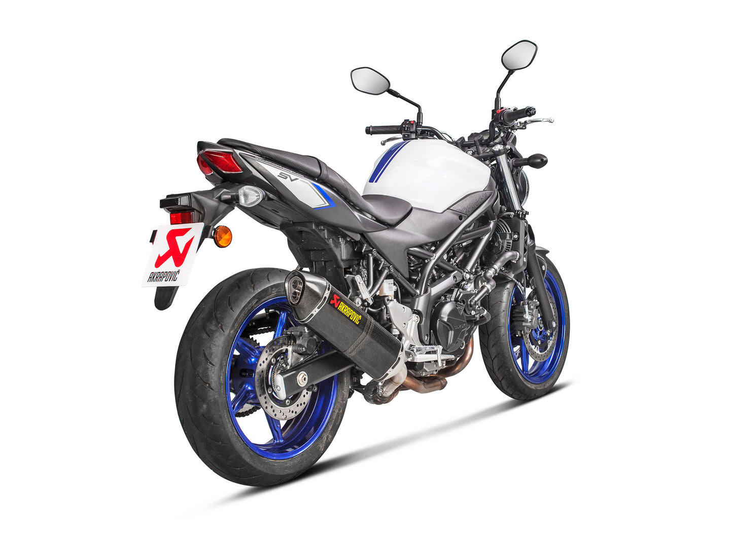 AKRAPOVIC SLIP-ON HOMOLOGADO TUV EURO 4 SUZUKI SV 650 2017-24