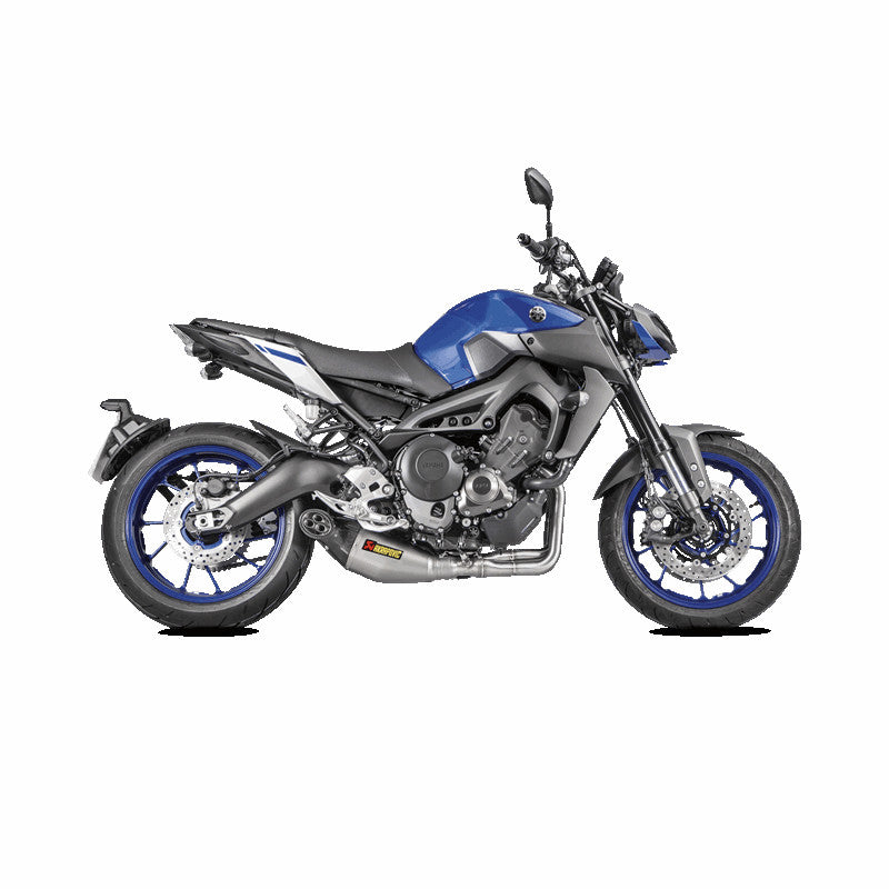 AKRAPOVIC COMPLETE RACING EXHAUST APPROVED TUV EURO 4 YAMAHA TRACER 9 2016-20 / MT-09 2014-20 / XSR 900 2016-21