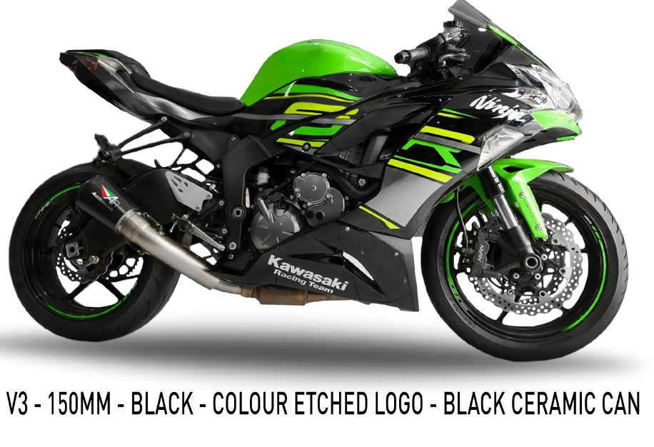 AUSTIN RACING GP1R/GP2R/V3 SLIP-ON KAWASAKI ZX636/ZX6R 2009-2025