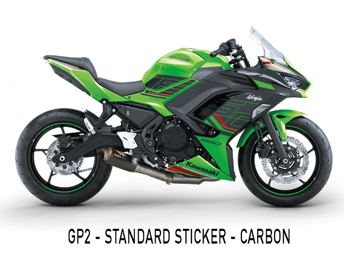 AUSTIN RACING GP1R/GP2R/V3 DE-CAT RACE EXHAUST KAWASAKI NINJA 650/Z650