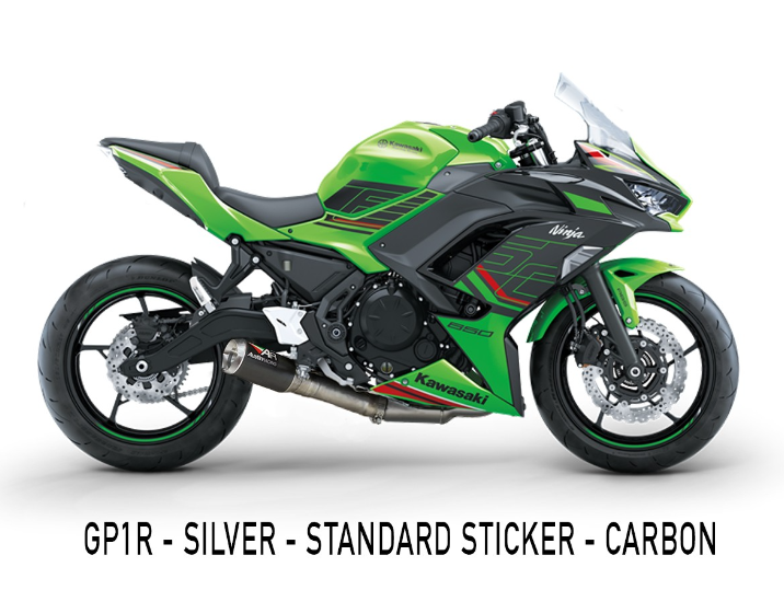 AUSTIN RACING GP1R/GP2R/V3 DE-CAT RACE EXHAUST KAWASAKI NINJA 650/Z650