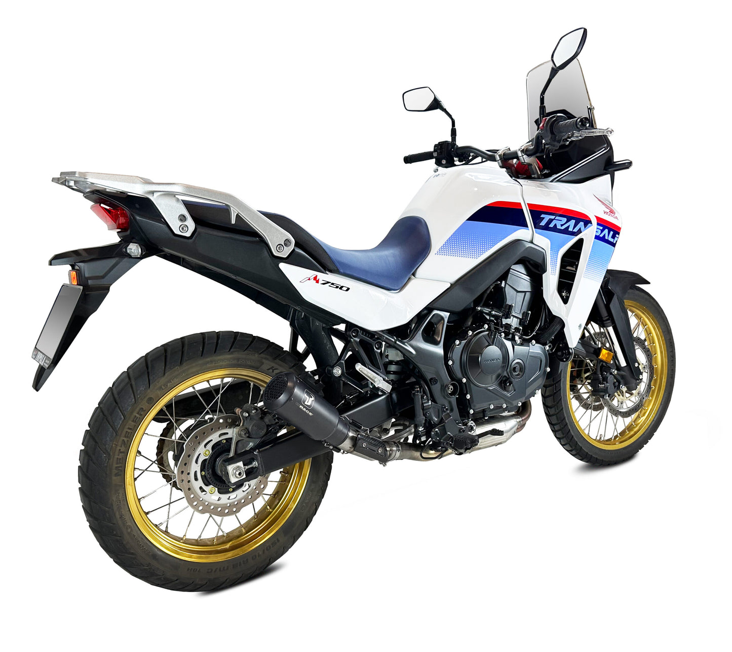 IX RACE ESCAPE HOMOLOGADO MK2 NEGRO HONDA TRANSALP 750 2023-24