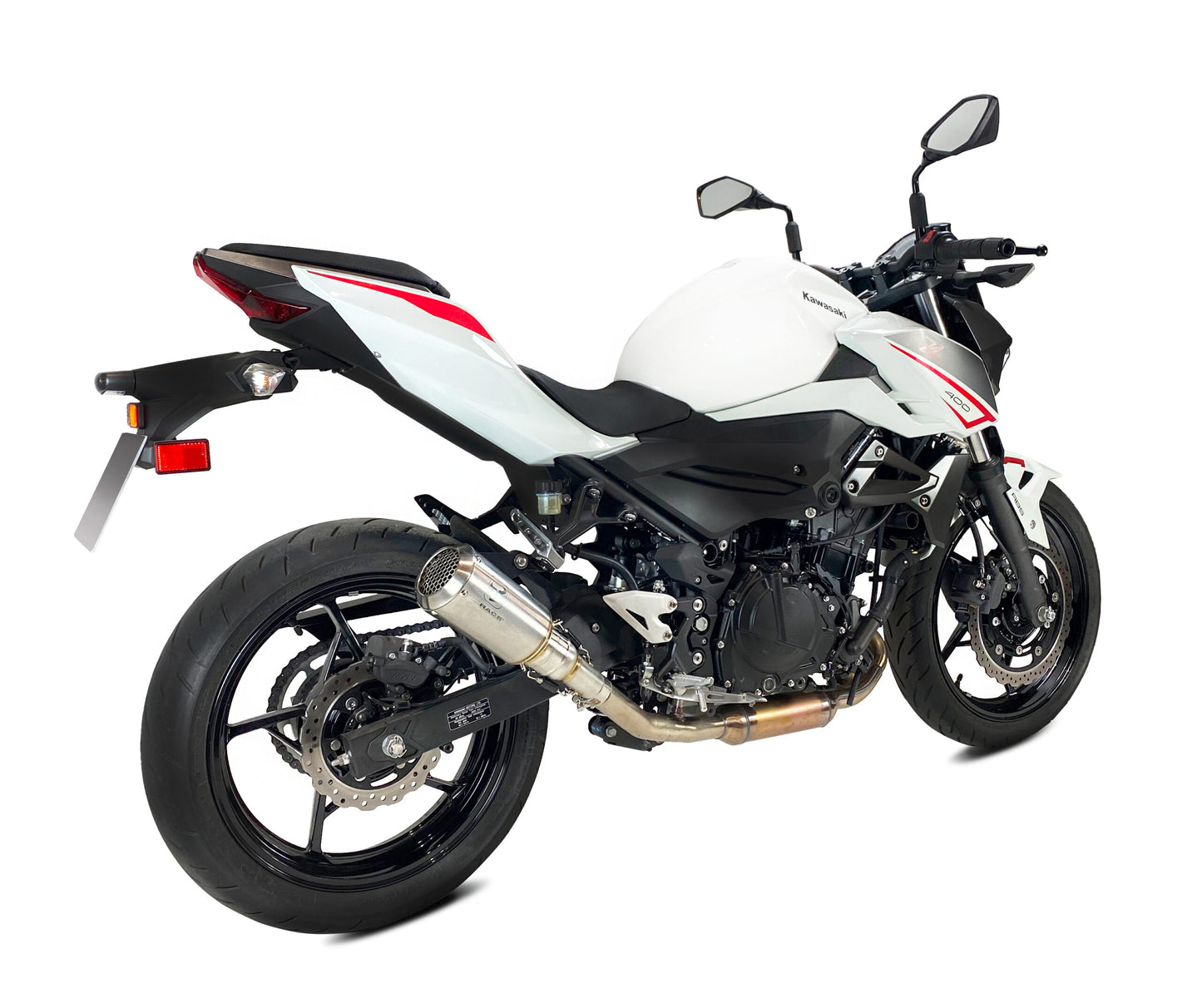 IX RACE ESCAPE RACING MK2 INOX KAWASAKI NINJA 400/Z 400 2018-2023 / NINJA 500/Z 500 2024-25