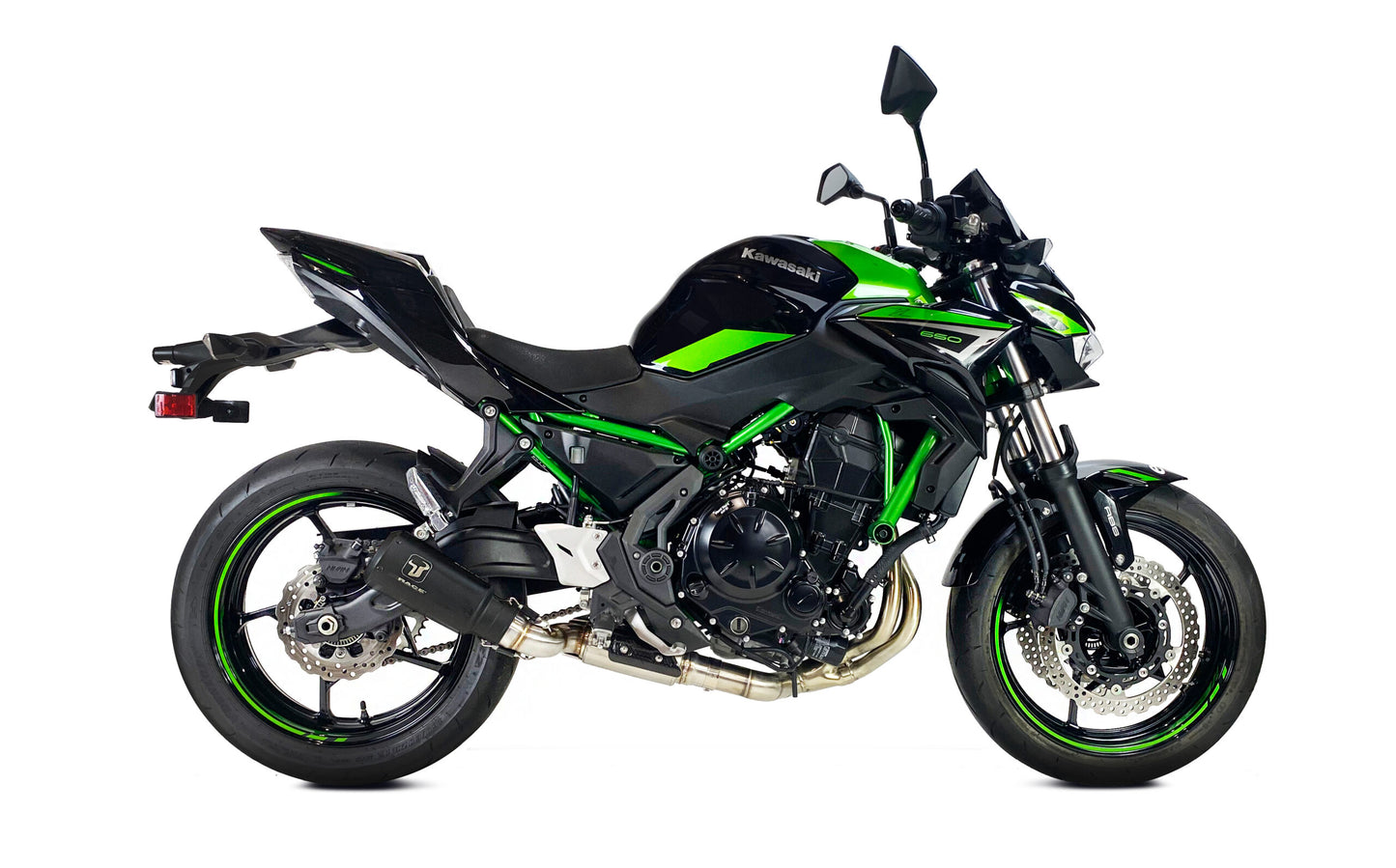 IX RACE LINEA COMPLETA HOMOLOGADA MK2 NEGRO KAWASAKI Z650/ NINJA 650 2023-2024