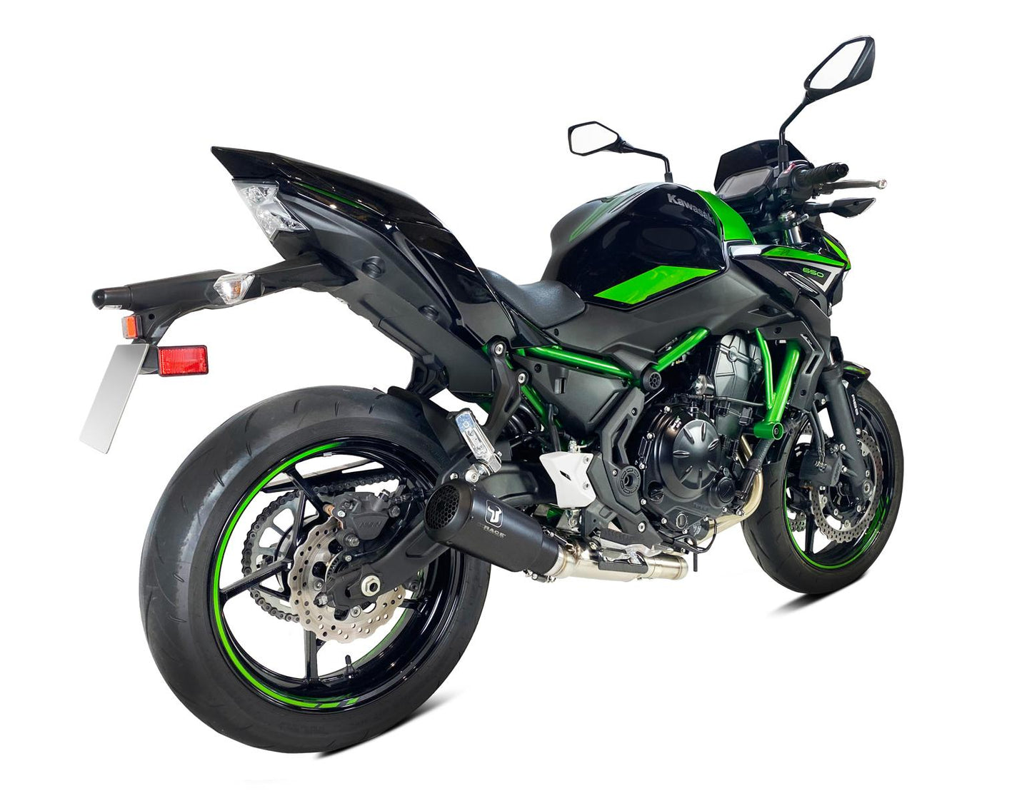 IX RACE LINEA COMPLETA HOMOLOGADA MK2 NEGRO KAWASAKI Z650/ NINJA 650 2023-2024