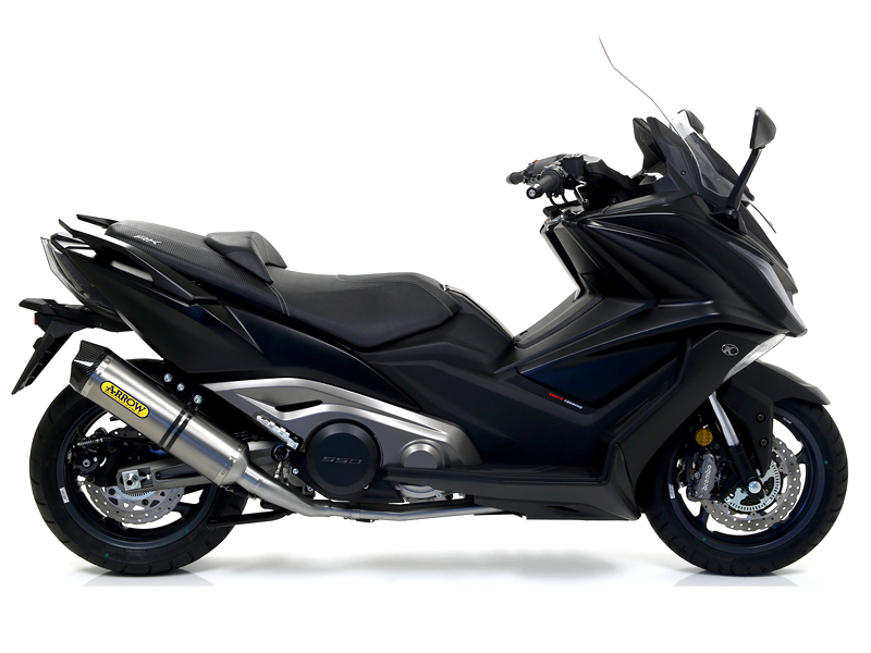 ARROW FULL SYSTEM RACE-TECH NEGRO FONDO EN CARBONO KYMCO AK 550 2017-20