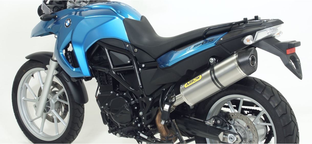 ARROW SILENCIOSO MAXI RACE-TECH DE ALUMINIO FONDO EN CARBONO BMW F 650 GS 2008-12 / BMW F 800 GS / ADVENTURE 2017-18
