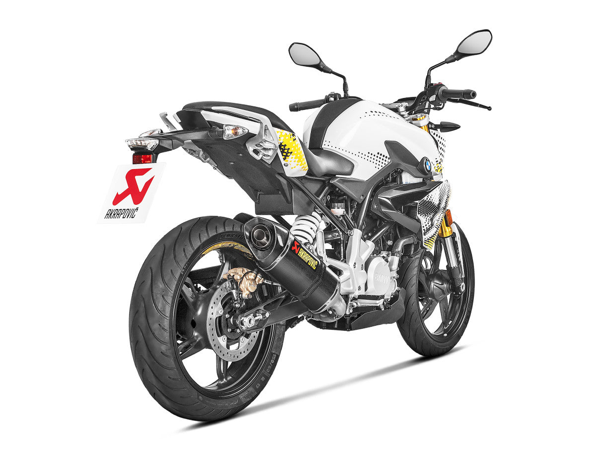 AKRAPOVIC COMPLETE RACING EXHAUST. NOT APPROVED BMW G 310 R / G 310 GS 2017-23