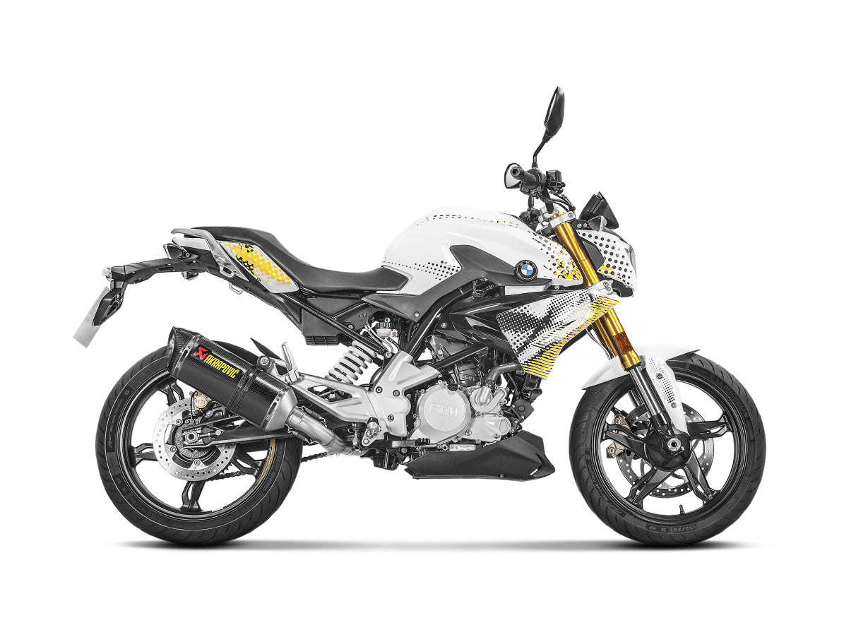 AKRAPOVIC COMPLETE RACING EXHAUST. NOT APPROVED BMW G 310 R / G 310 GS 2017-23
