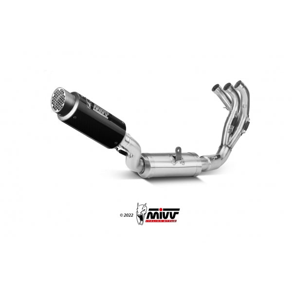 MIVV FULL SYSTEM 3x1 GP PRO CARBON YAMAHA MT-09 / SP / FZ-09 2021-23