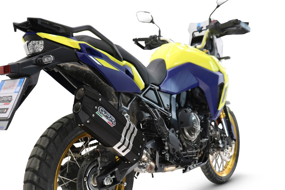 GPR HYPER SONIC BLACK TITANIUM HOMOLOGADO SUZUKI V-STROM DL 800 DE - SE 2023-25
