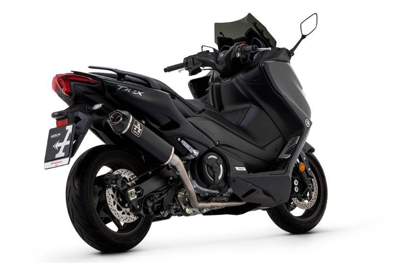 ARROW SISTEMA COMPLETO CON SILENCIOSO INDY RACE EN TITANIO "DARK" YAMAHA TMAX 530 2017-19 / TMAX 560 2020-24