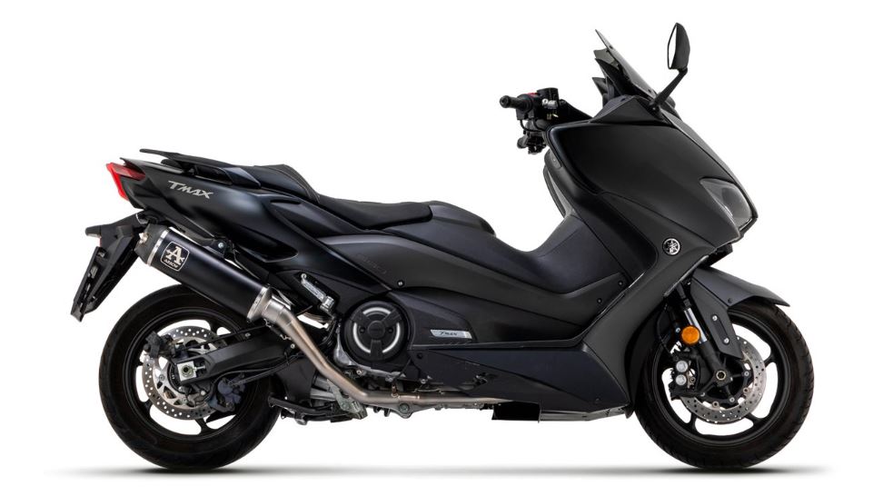 ARROW SISTEMA COMPLETO CON SILENCIOSO INDY RACE EN TITANIO "DARK" YAMAHA TMAX 530 2017-19 / TMAX 560 2020-24