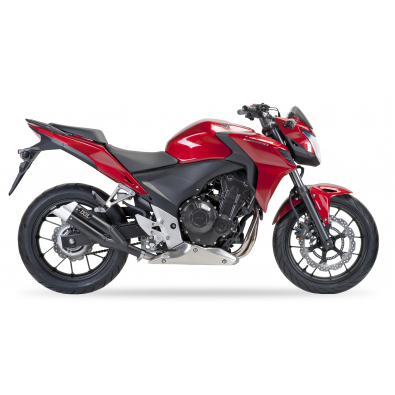 IXIL LX3B SLIP ON - DUAL HYPERLOW BLACK XL - HONDA CB 500 F / CBR 500 R 13-15 / CB 500 X 2013-16