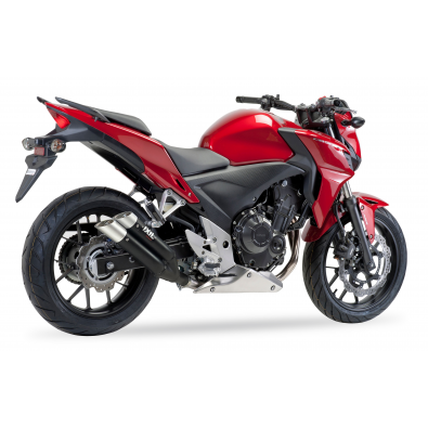 IXIL LX3B SLIP ON - DUAL HYPERLOW BLACK XL - HONDA CB 500 F / CBR 500 R 13-15 / CB 500 X 2013-16