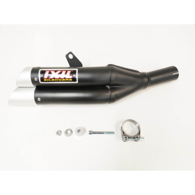 IXIL LX3B SLIP ON - DUAL HYPERLOW BLACK XL - HONDA CB 500 F / CBR 500 R 13-15 / CB 500 X 2013-16