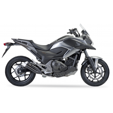 IXIL L3XB SLIP ON - DUAL HYPERLOW BLACK XL - HONDA NC 750 X - S - INTEGRA 14-24