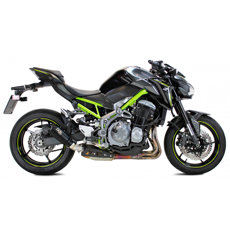 IXIL SLIP ON - RACE XTREM BLACK - KAWASAKI Z 900 FULL 2016-19 / Z 900 A2 17-22 perfil