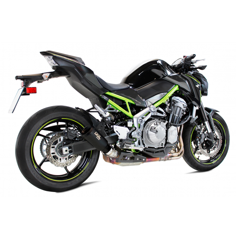 IXIL SLIP ON - RACE XTREM BLACK - KAWASAKI Z 900 FULL 2016-19 / Z 900 A2 17-22 montado