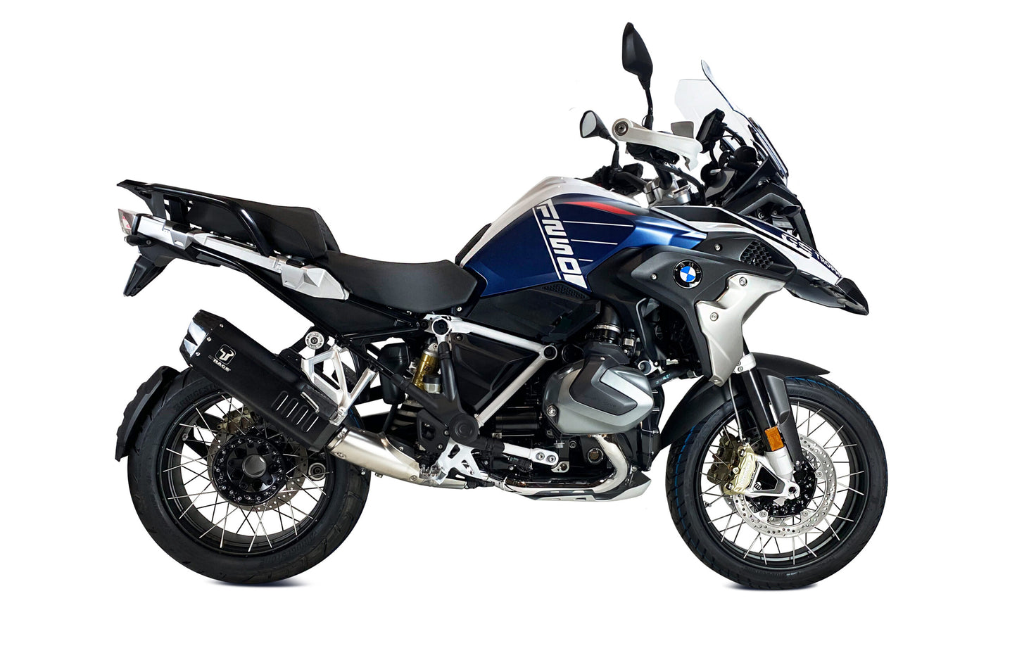 IX RACE ESCAPE HOMOLOGADO TITANIO NEGRO BMW R1250GS EURO 4 -EURO 5 2018 - 2022