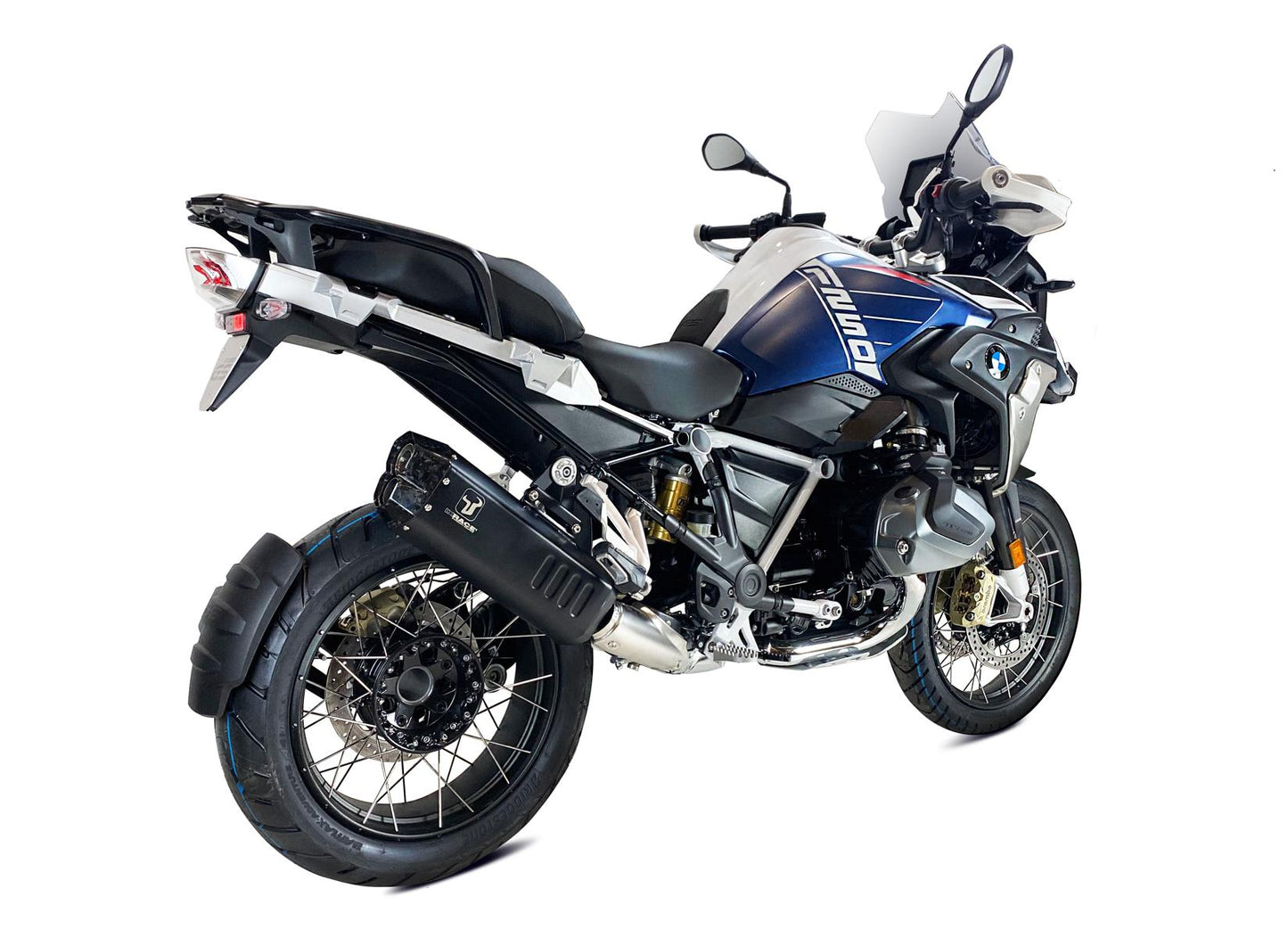 IX RACE ESCAPE HOMOLOGADO TITANIO NEGRO BMW R1250GS EURO 4 -EURO 5 2018 - 2022