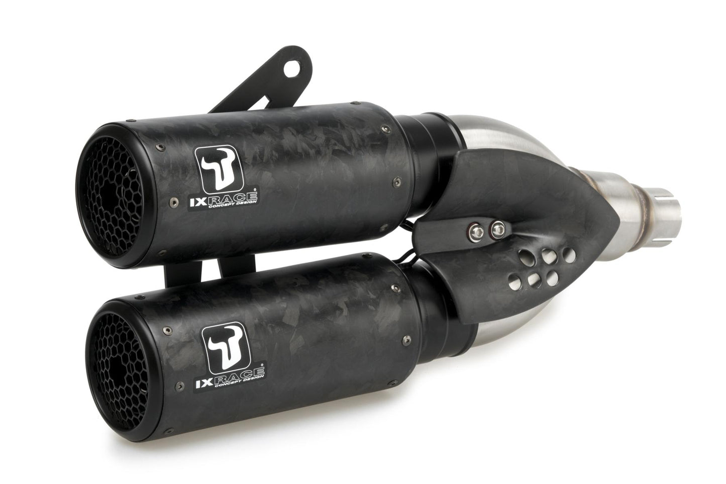 IX RACE DUCATI 937 FORGED CARBON FIBER RACE EXHAUST DCX2 21'-23'