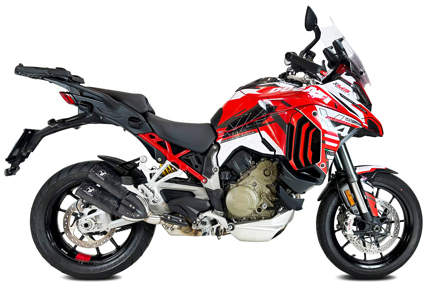 IX RACE EXHAUST RACING DCX2 CARBON DUCATI MULTISTRADA V4 2023