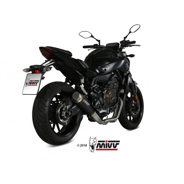 MIVV SISTEMA COMPLETO 2x1 GPpro BLACK YAMAHA MT-07 / FZ-07 2014-24