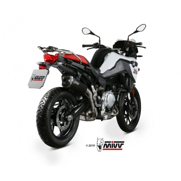 MIVV SLIP-ON DELTA RACE BLACK BMW F 750 GS / F 850 GS 2018-23 (1)