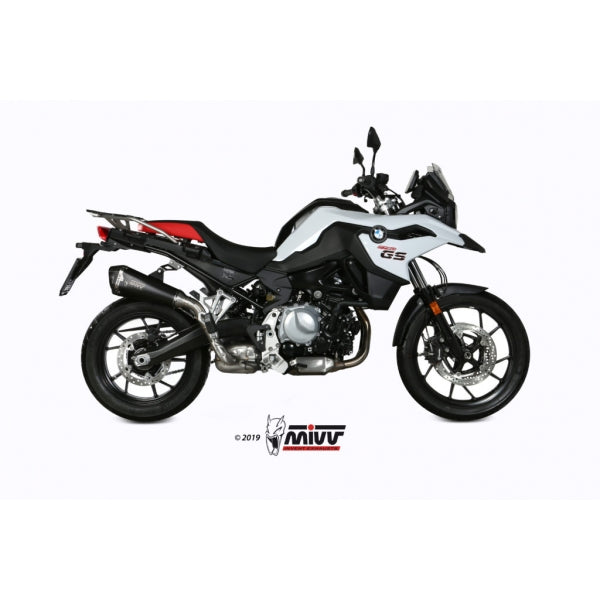 MIVV SLIP-ON DELTA RACE BLACK BMW F 750 GS / F 850 GS 2018-23 (2)