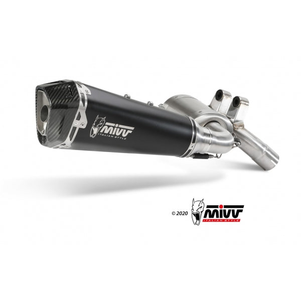 MIVV SLIP-ON DELTA RACE BLACK BMW F 900 XR 2020-24