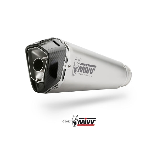 MIVV SLIP-ON DELTA RACE ST. STEEL BMW F 750 GS / F 850 GS 2018-24