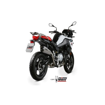 MIVV SLIP-ON DELTA RACE ST. STEEL BMW F 750 GS / F 850 GS 2018-24