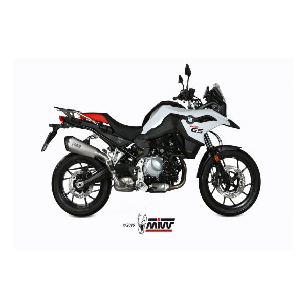 MIVV SLIP-ON DELTA RACE ST. STEEL BMW F 750 GS / F 850 GS 2018-24