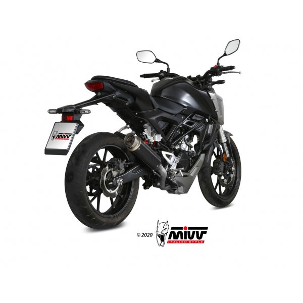MIVV FULL SYSTEM 1x1 GPpro BLACK HONDA CB 125 R 2018-20