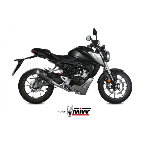 MIVV FULL SYSTEM 1x1 GPpro BLACK HONDA CB 125 R 2018-20