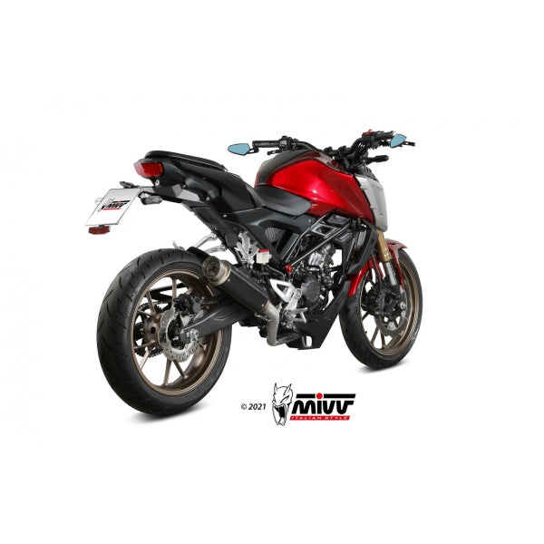 MIVV FULL SYSTEM 1x1 GPpro BLACK HONDA CB 125 R 2021-24