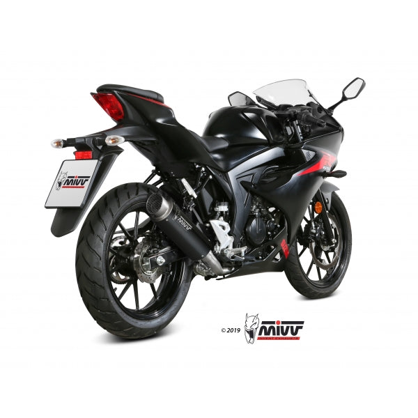 MIVV FULL SYSTEM 1x1 GPpro BLACK SUZUKI GSX-R 125 / GSX-S 125 2017-20