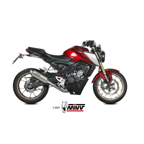 MIVV FULL SYSTEM 1x1 GPpro TITAN HONDA CB 125 R 2021-24