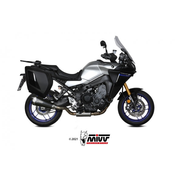 MIVV FULL SYSTEM 3x1 DELTA RACE BLACK YAMAHA Tracer 9 / GT 2021-23 (2)