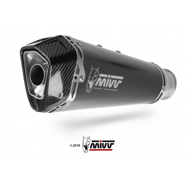 MIVV FULL SYSTEM 4x2x1 DELTA RACE BLACK HONDA CB 650 R / CBR 650 R 2019-23