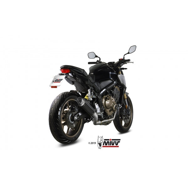 MIVV FULL SYSTEM 4x2x1 GPpro BLACK HONDA CB 650 R / CBR 650 R2019-23