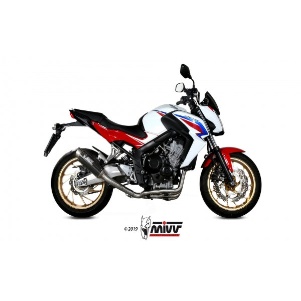 MIVV FULL SYSTEM 4x2x1 GPpro CARBON HONDA CB 650 F 2014-18